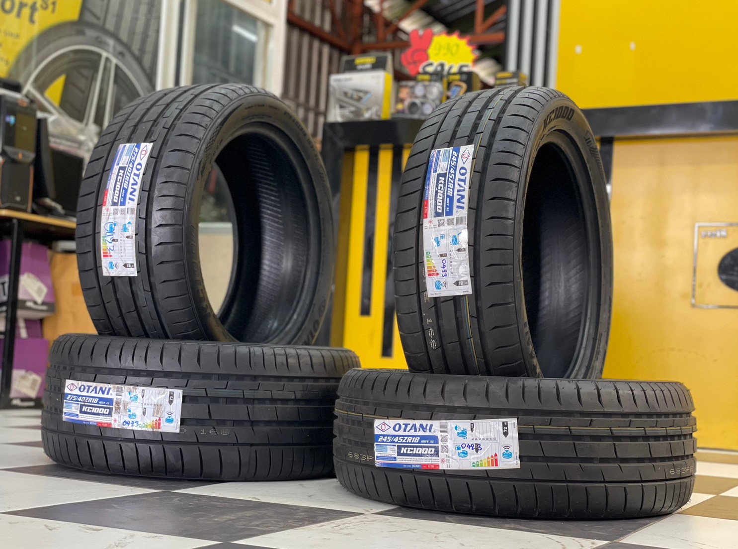 OTANI KC1000 ยางใหม่ปี2023 👉#OTANI #KC1000 #245/45R18 👉#OTANI #KC1000 #275/40R18