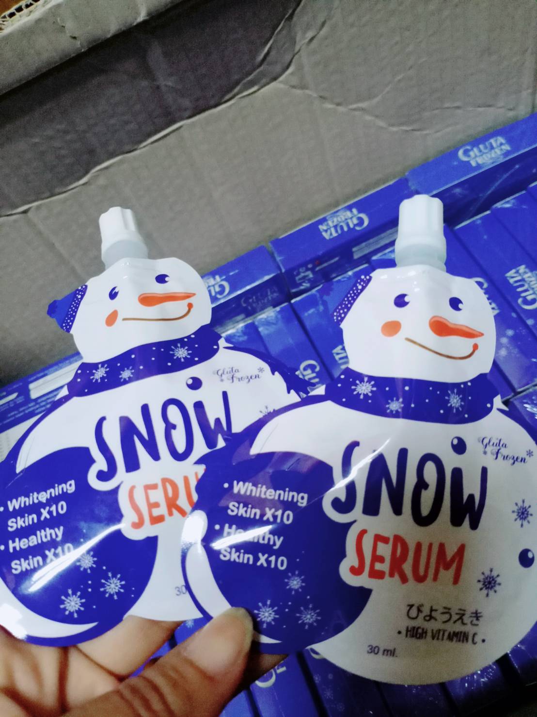 snow serum gluta frozen