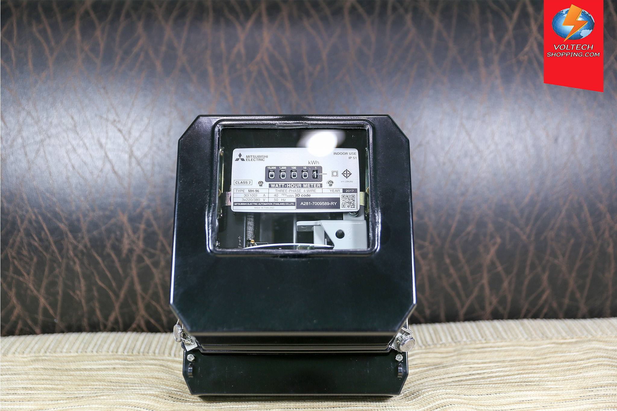 มิเตอร์ 3P4W 30A(100A) 380V "Mitsubishi"