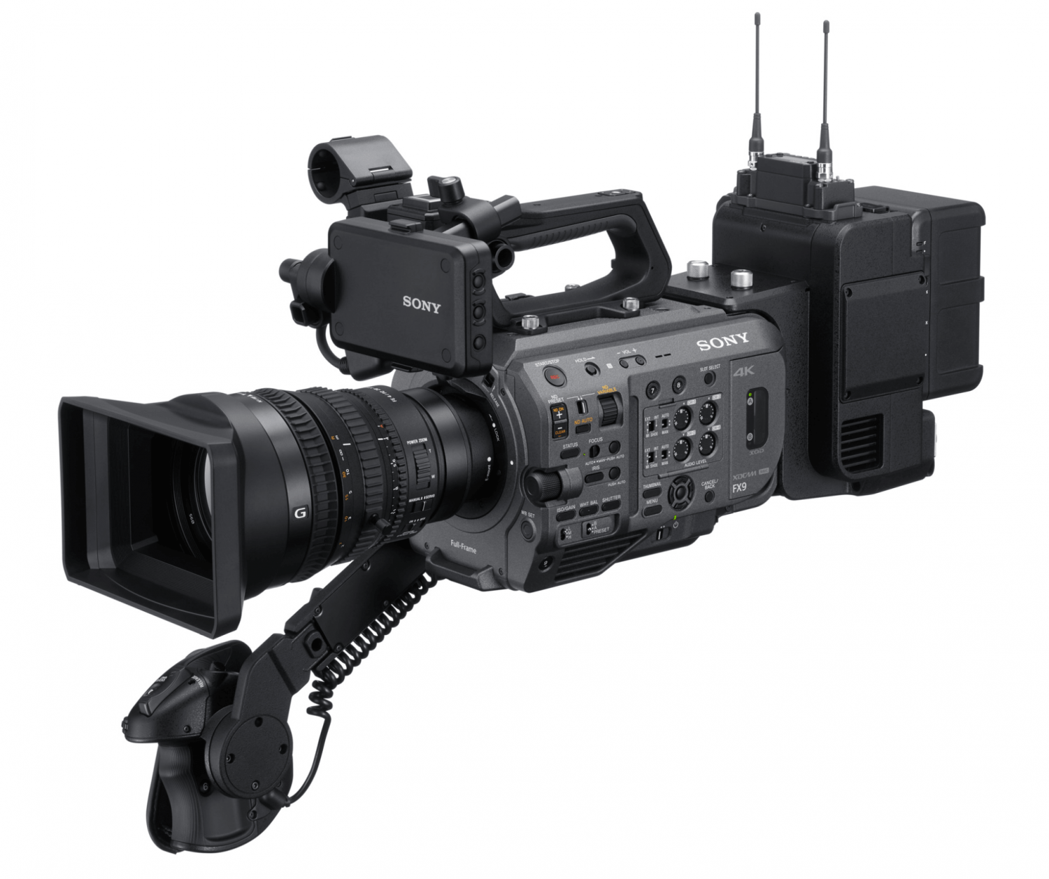 SONY PXW-FX9 full-frame 6K sensor camera with Fast Hybrid