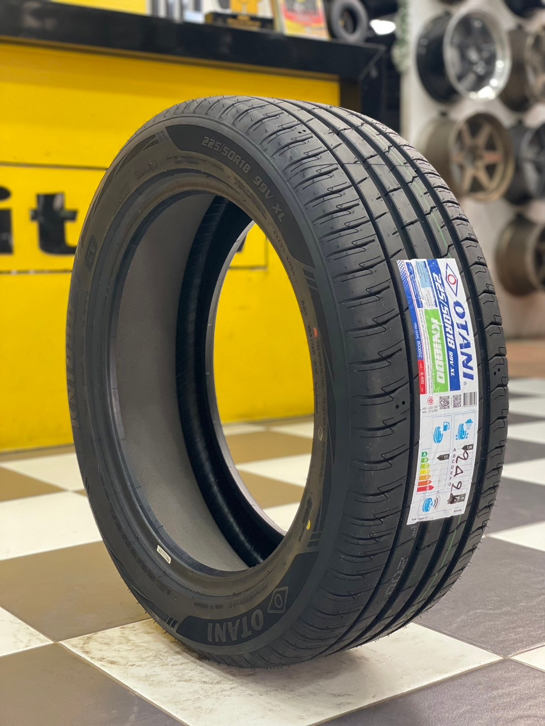 🎯#ยางEV ในราคาจับต้องได้🔥 #รถไฟฟ้าEV #รถEV #OTANI #KN1000 225/50R18 ยางใหม่2024