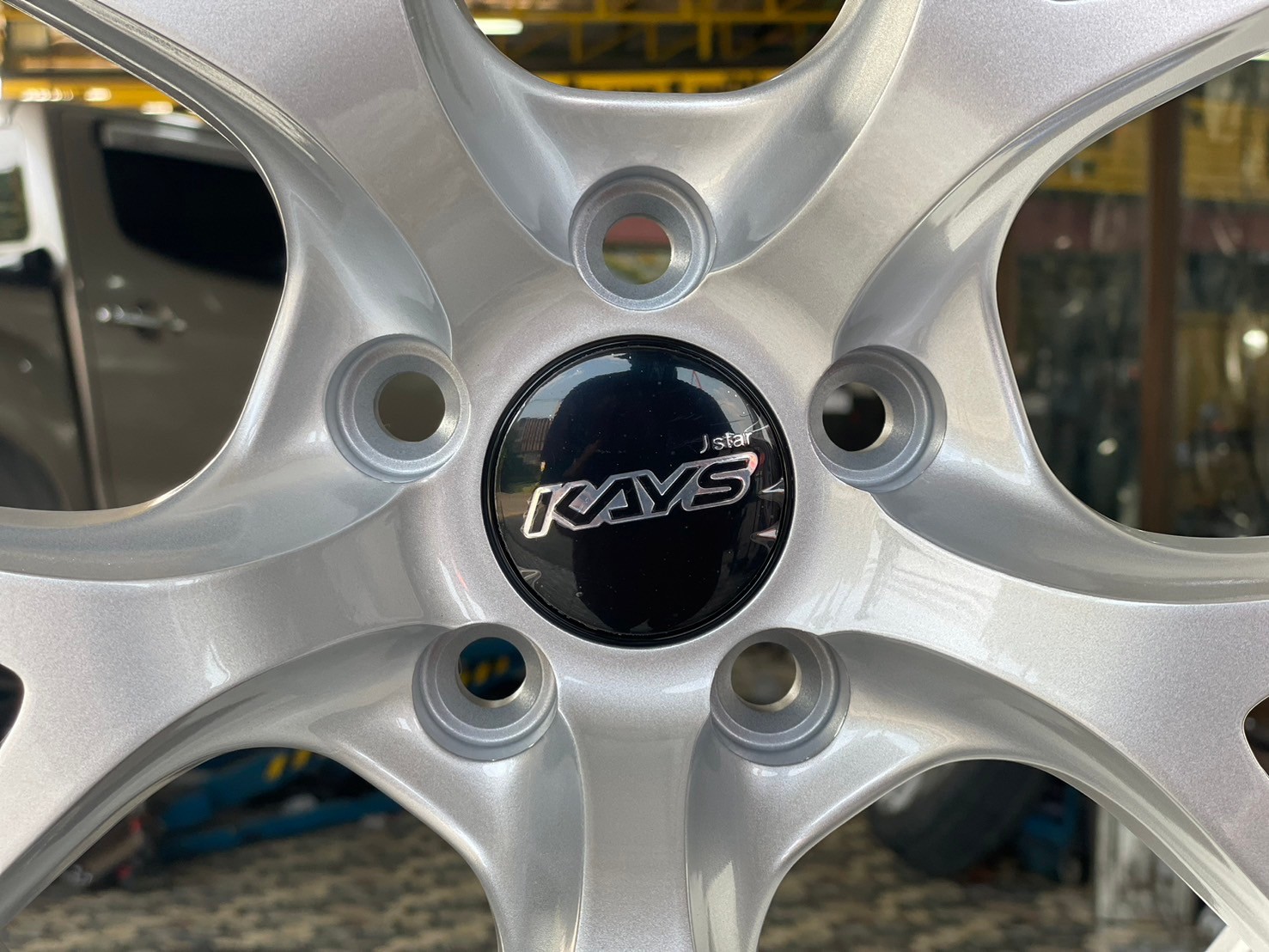 #ล้อแม็กซ์ใหม่ขอบ18 #5รู100 #ล้อแม็กซ์18 #KAYS 18x8.5 ET35 5x100 สีซิลเวอร์
