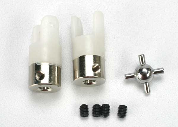 1539R U- joints (2)/ 3mm set screws (4)