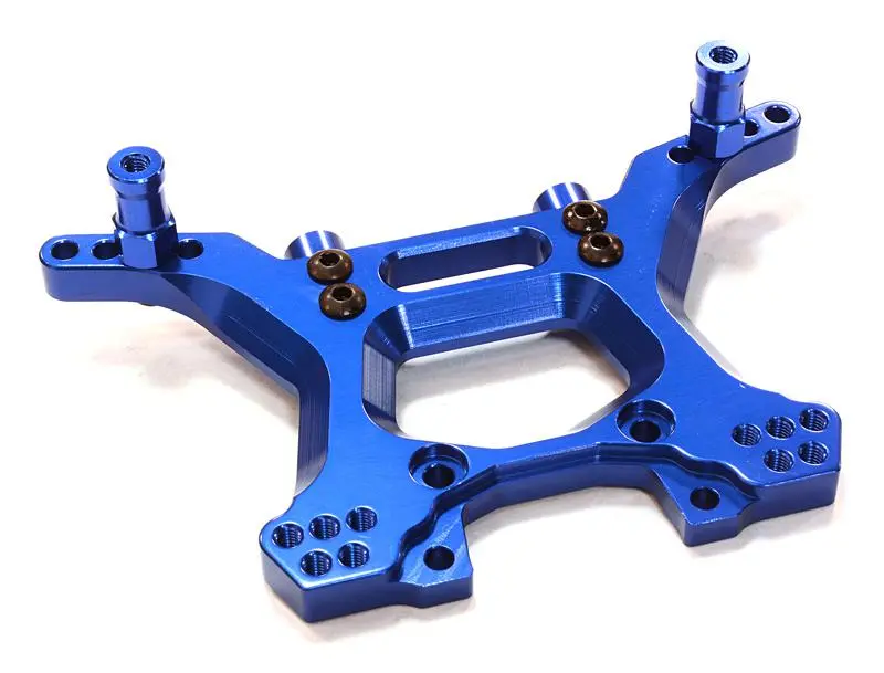 INT-C26520BLUE Billet Machined Rear Shock Tower for Traxxas 1/10 Slash 4X4 LCG