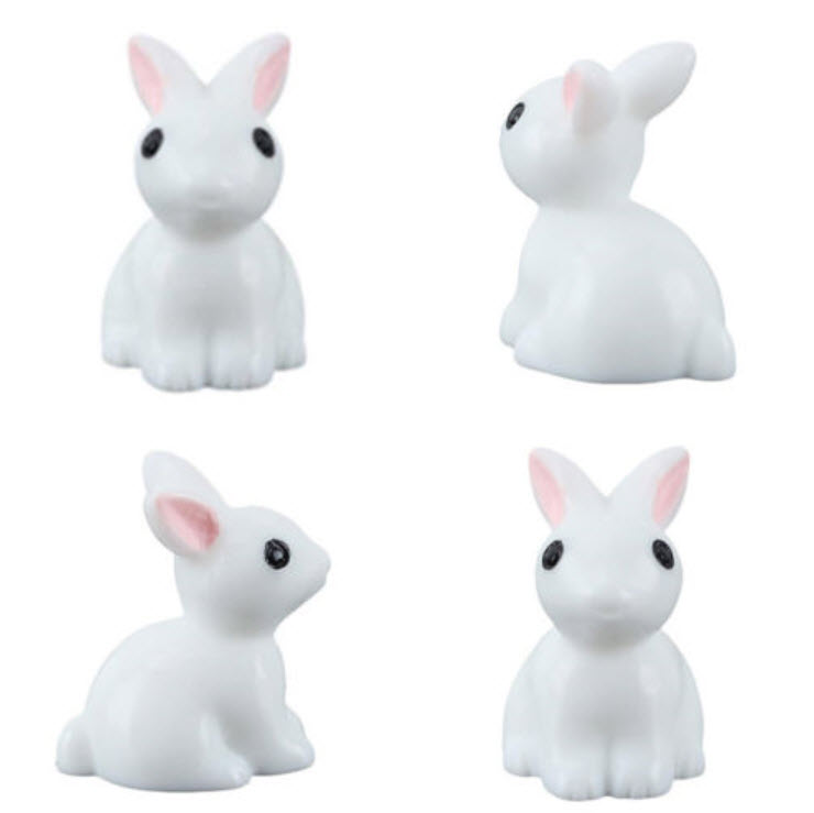 โมเดลกระต่าย ชุด 10 ตัว