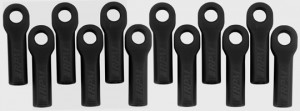 RPM-80512 Long Rod Ends for most Traxxas 1:10 Scale Vehicles - Black