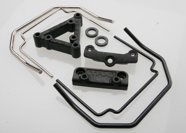 5496 Sway bar mounts (front & rear) (Revo)/ sway bar wires (front & rear) (4)/ drill guide/ spacers