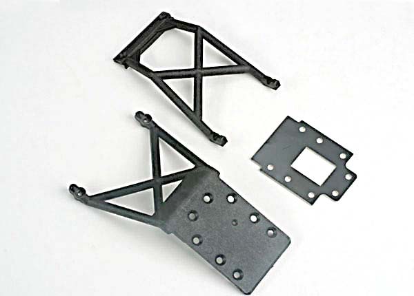 4133 Skid plates (f&r)/ fiberglass transmission spacer plate