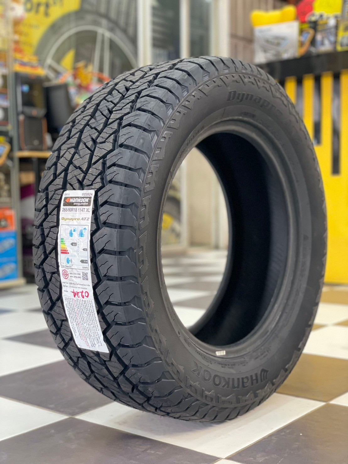 ยางใหม่ #HANKOOK_AT2 265/60R18ยางใหม่ปี2024