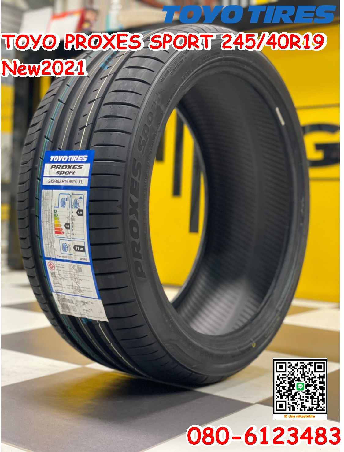 TOYO PROXES SPORT 245/40R19 ยางใหม่ปี2021