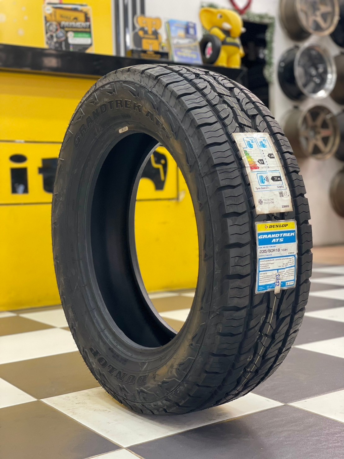 🔥ยางใหม่ดันลอป🔥 #DUNLOP GRANDTREK #AT5 235/60R18 ยางสัปดาห์2422 (4เส้น)