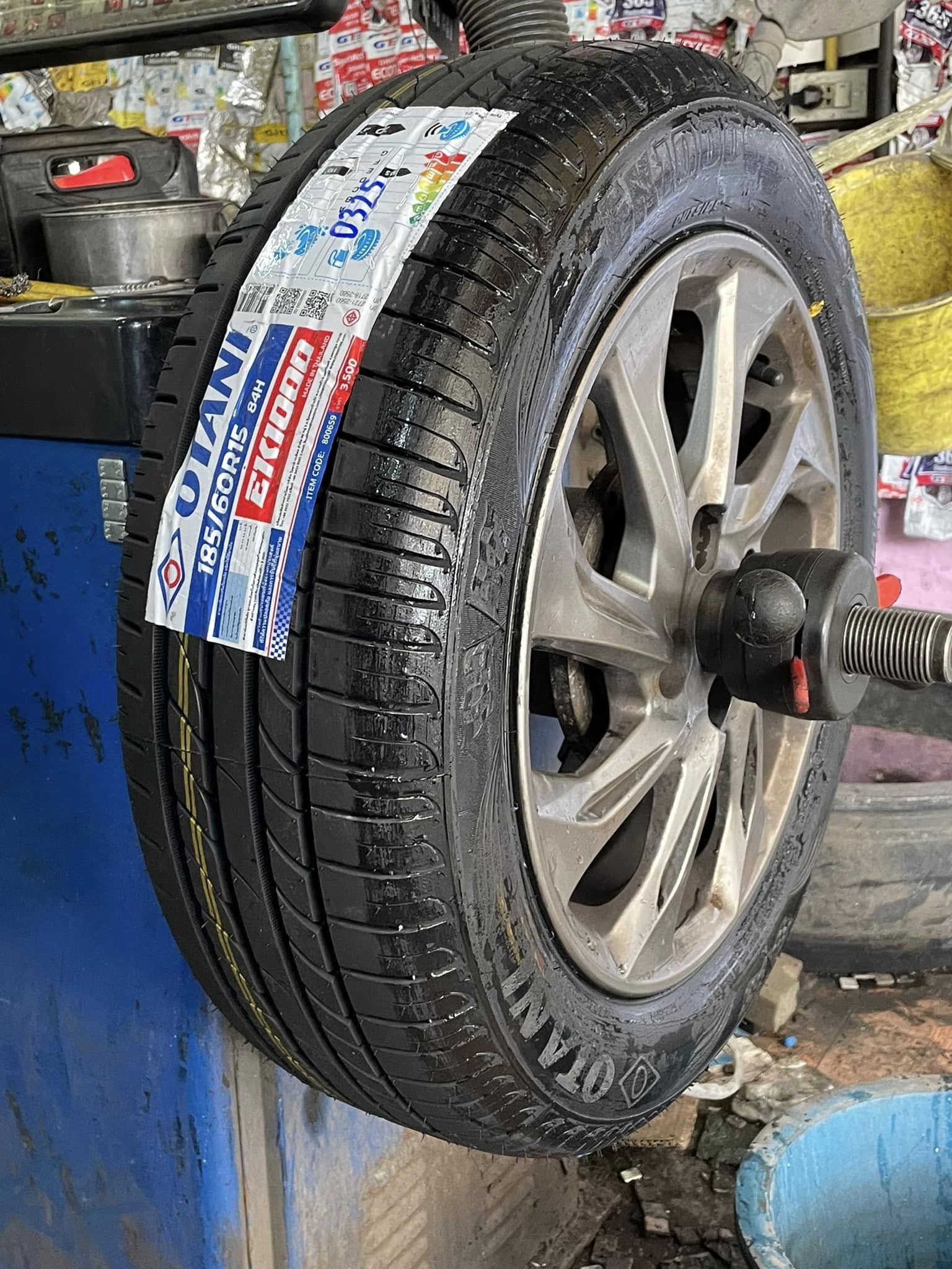 🚘 #TOYOTA_VIOS🛞 เปลี่ยนยาง #OTANI #EK1000 185/60R15