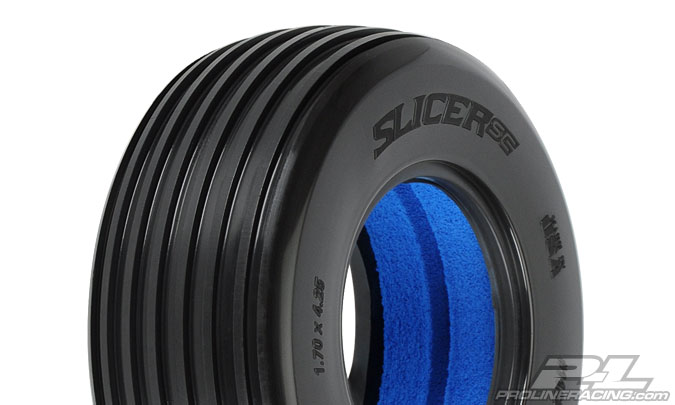 PRO-1168-02 Slicer SC 2.2"/3.0" M3 (Soft) Front Tires for Short Course Trucks Front