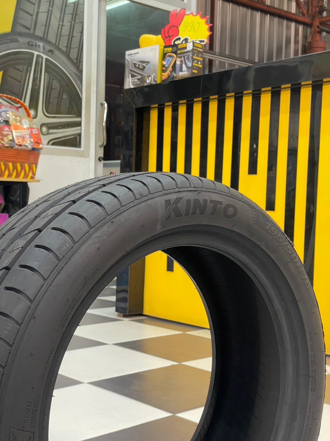 #ยางคินโต๊ะ #KINTO FORZA 001 Treadwear 280 195/50R16 ยางใหม่ปี2024