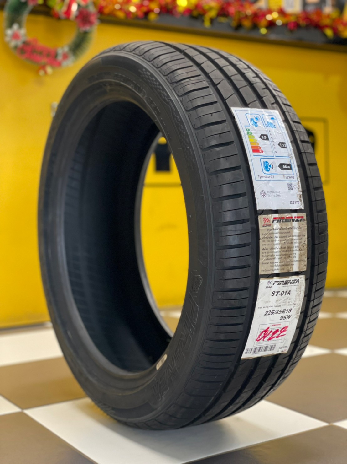 ยางใหม่FIRENZA ST01A 225/45R18 ยางใหม่ปี2022
