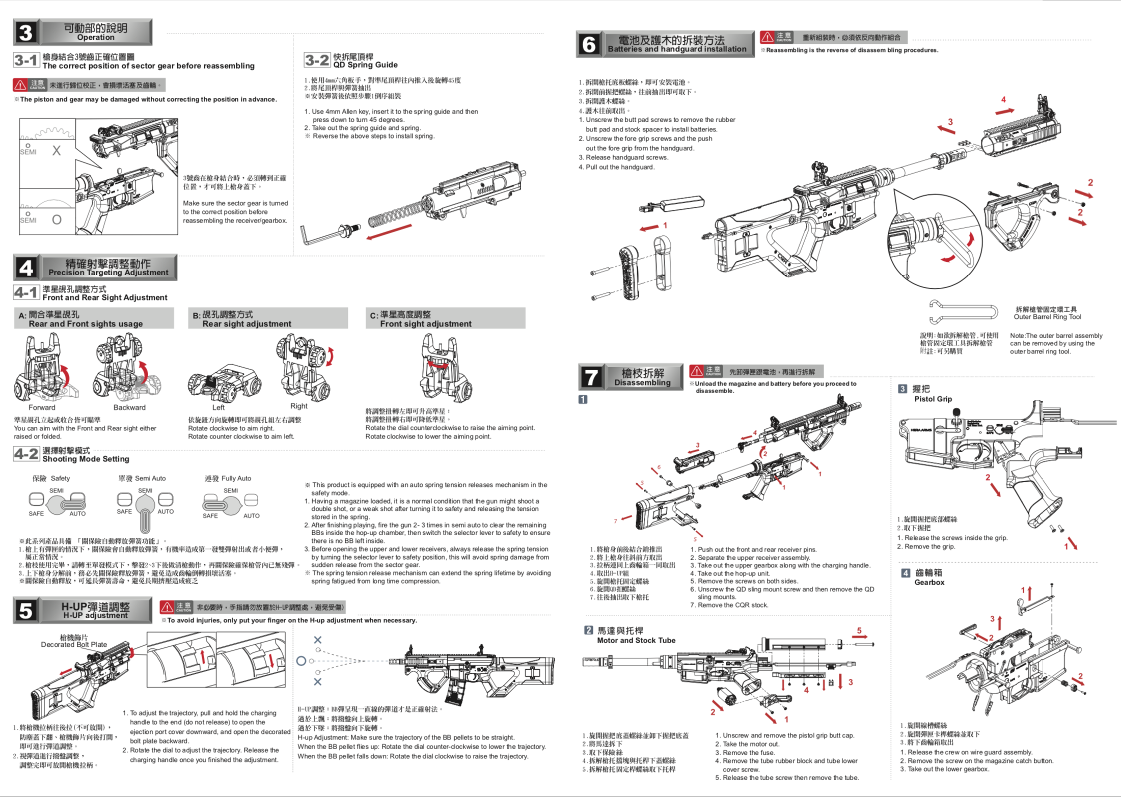 ICS-390S3II HERA ARMS CQR SSS-BK Short-Stroke