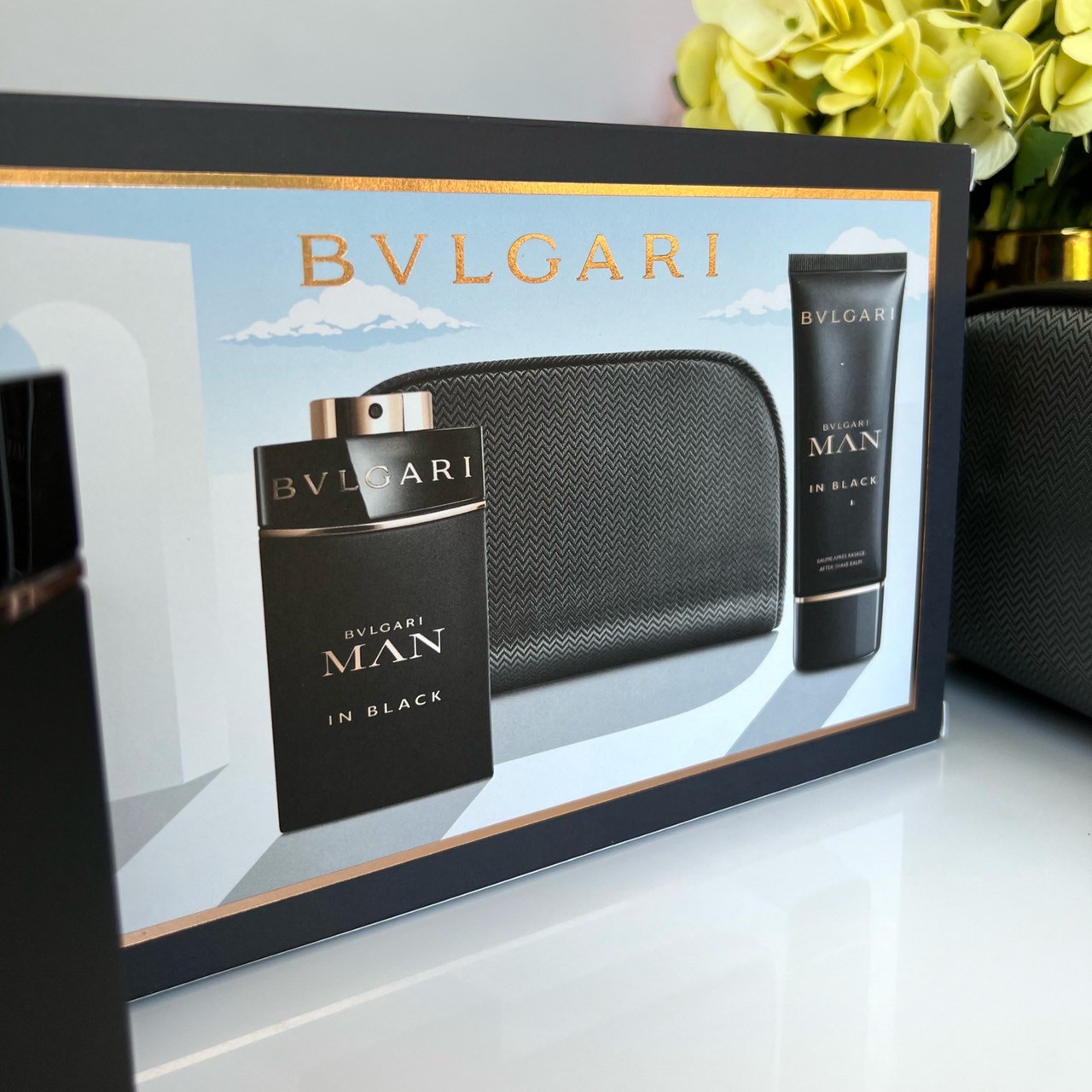 Bvlgari Man In Black EDP Gift Set #น้ำหอมผู้ชาย