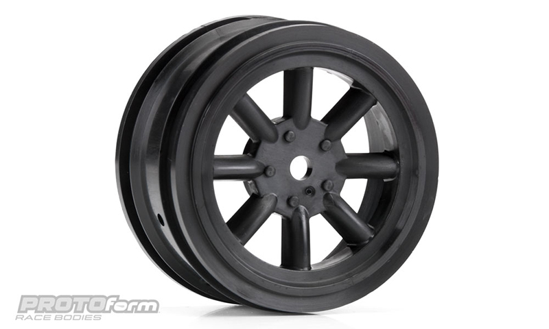 PRO-2766-03 PROTOform VTA Front Wheels Black (26mm) for VTA Class