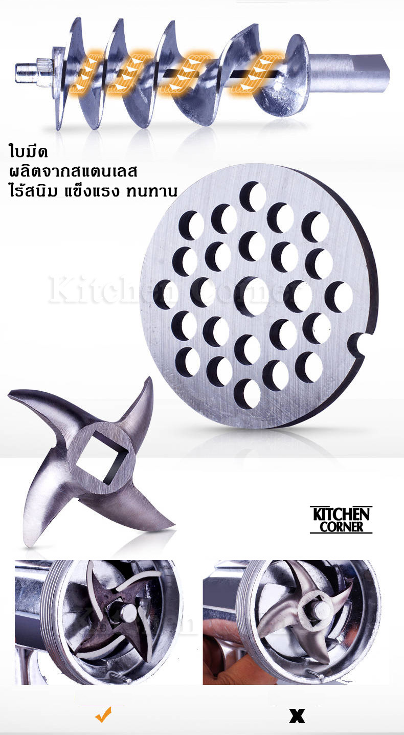 เครื่องบดหมู เครื่องบดเนื้อ เครื่องบดผัก เบอร์12