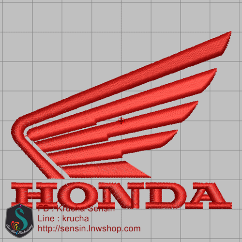 ไฟล์บล็อคปัก HONDA 2