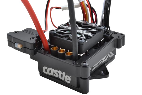 RPM-73762 ESC Cage for the Castle Mamba X ESC (fits most Traxxas 1:10 scale vehicles) - Black