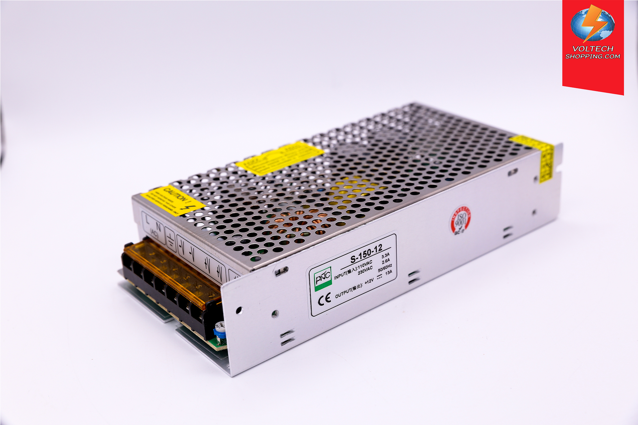 Power Supply 220VAC/12 VDC, 12A, 150W