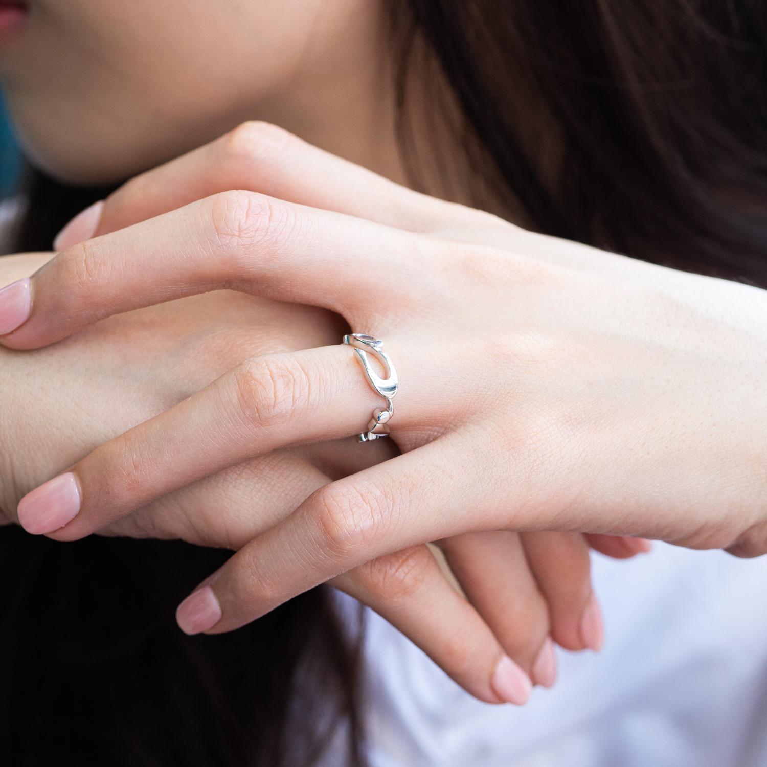 แหวน Cartier Signature 3Diamonds Limited Edition ทองคำขาว 18K ไซส์47# (Used) (Rare)