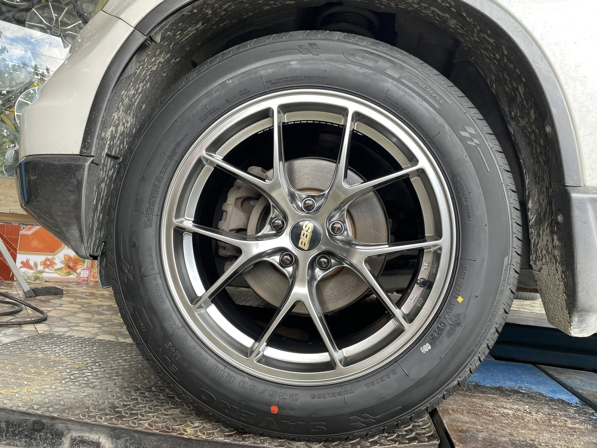 HONDA_CRV🚘🛞🐘#GT RADIAL #SAVERO SUV 235/60R18 🛞 #ล้อFlow Forming 18X8.5 ET38 5X114.3