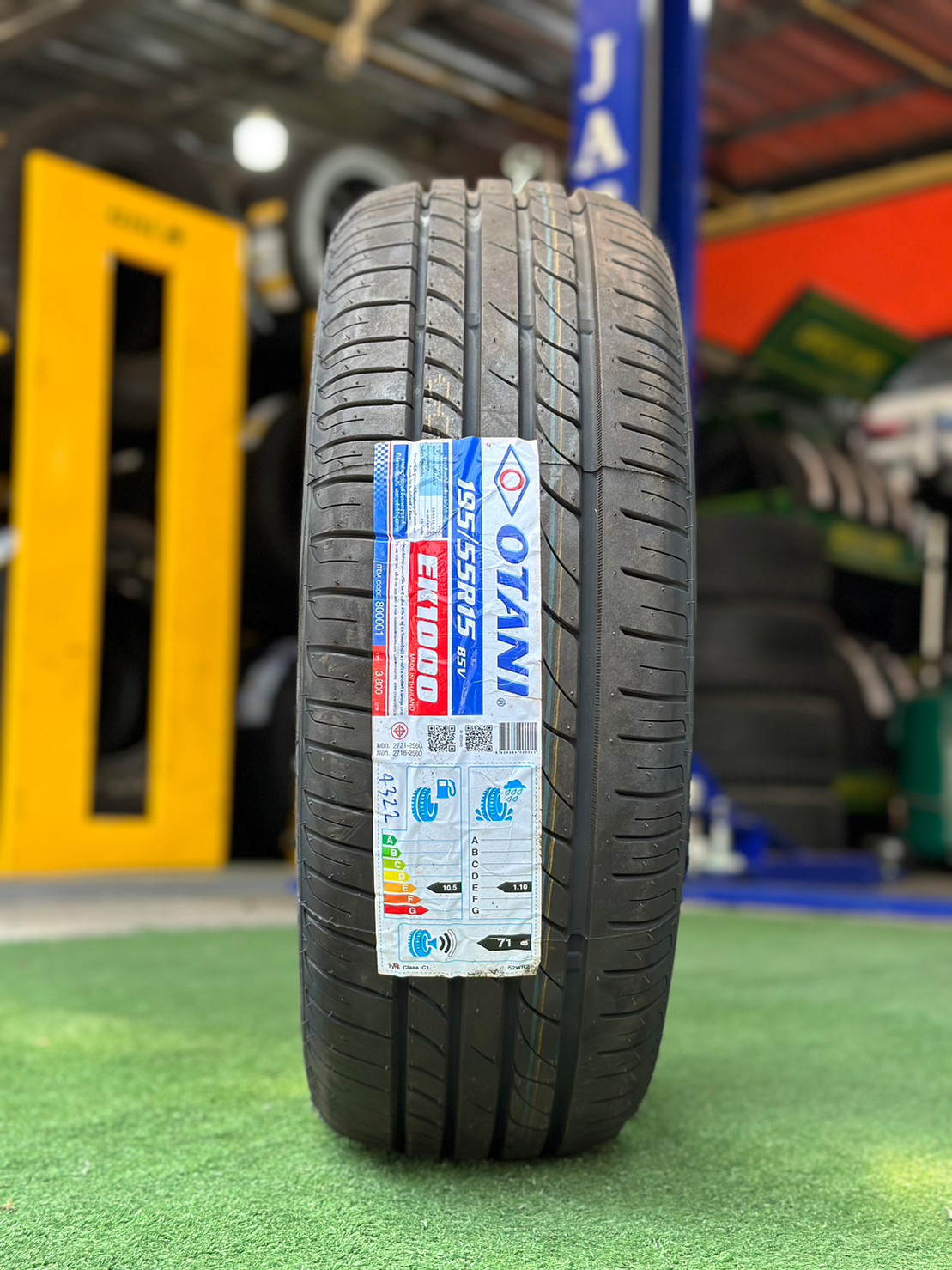 OTANI EK1000 195/55R15 ยางใหม่ปี2022 ราคาพิเศษพร้อมติดตั้งฟรี สามารถสอบถามเพิ่มเติมได้ค่ะ