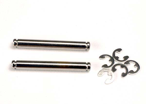 2636 Suspension pins, 26mm (kingpins) (2)/ E-clips (4)