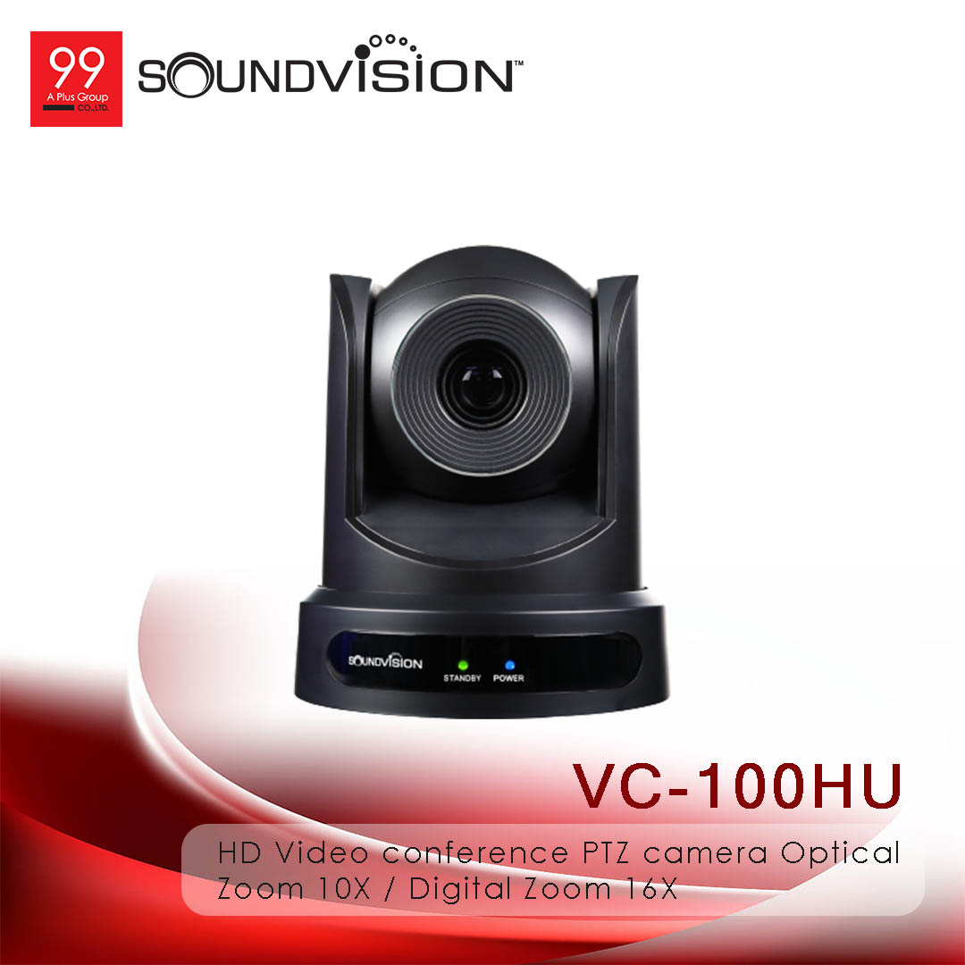 SoundVision VC-100HU HD Video conference PTZ camera Optical Zoom 10X / Digital Zoom 16X