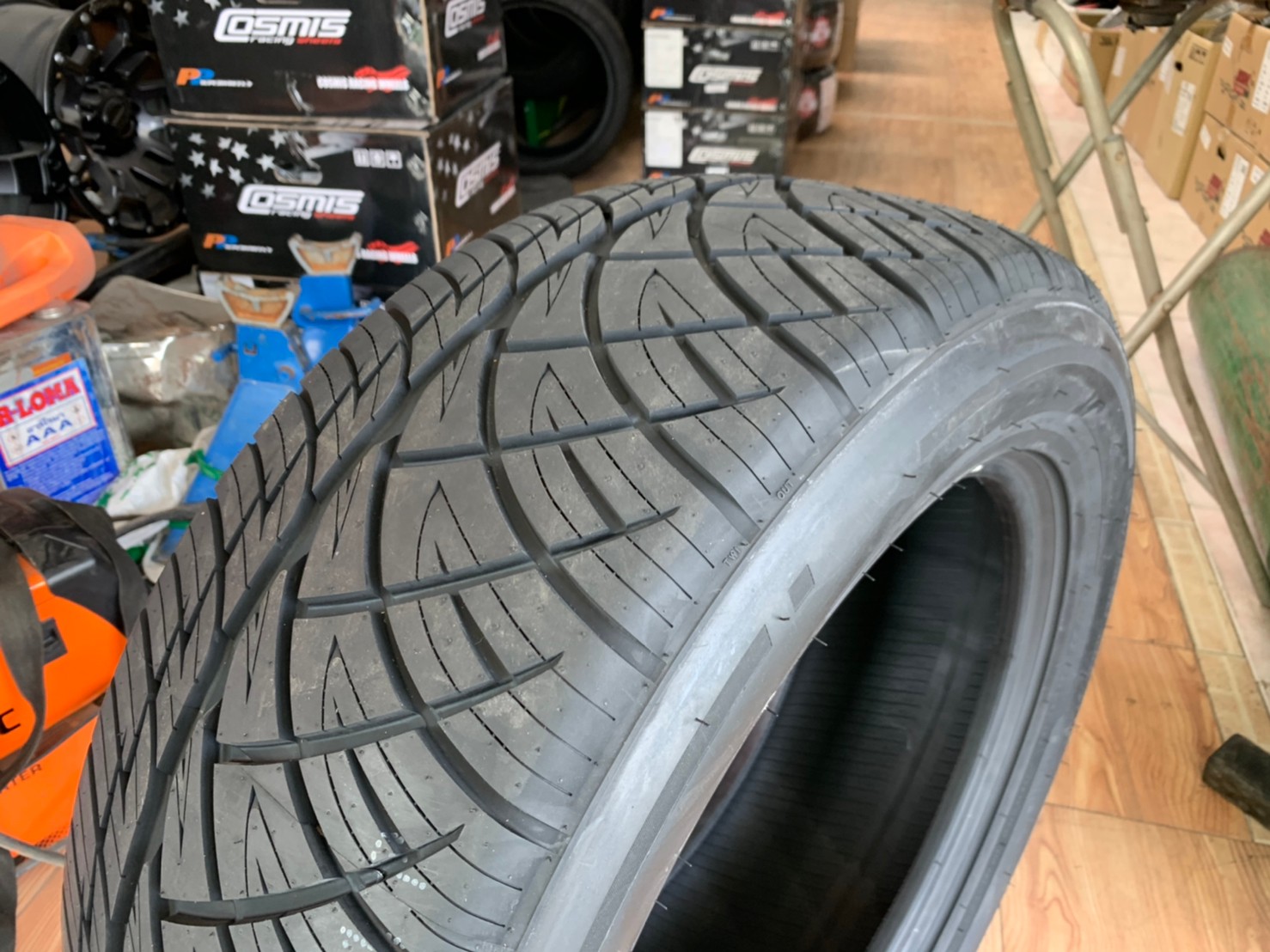 ยางสปอร์ตเร้าใจ สายซิ่ง Lenso D-1SP 255/55R18 ยางใหม่ปี2021