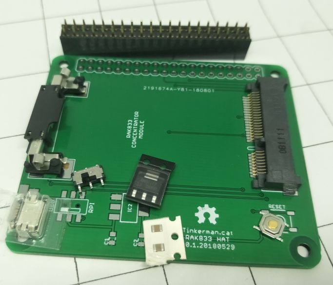 ชุดอุปกรณ์ทำ Raspberry Pi Hat สำหรับ Rak833