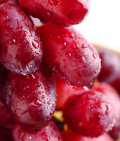 องุ่นกลมแดง หวาน / 50 เม็ด (นอก)