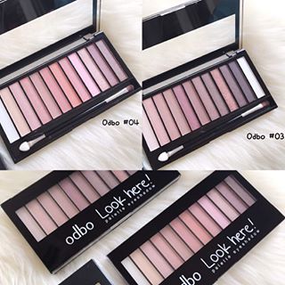 ODBO Look here palette eyeshadow (อายแชโดว์)