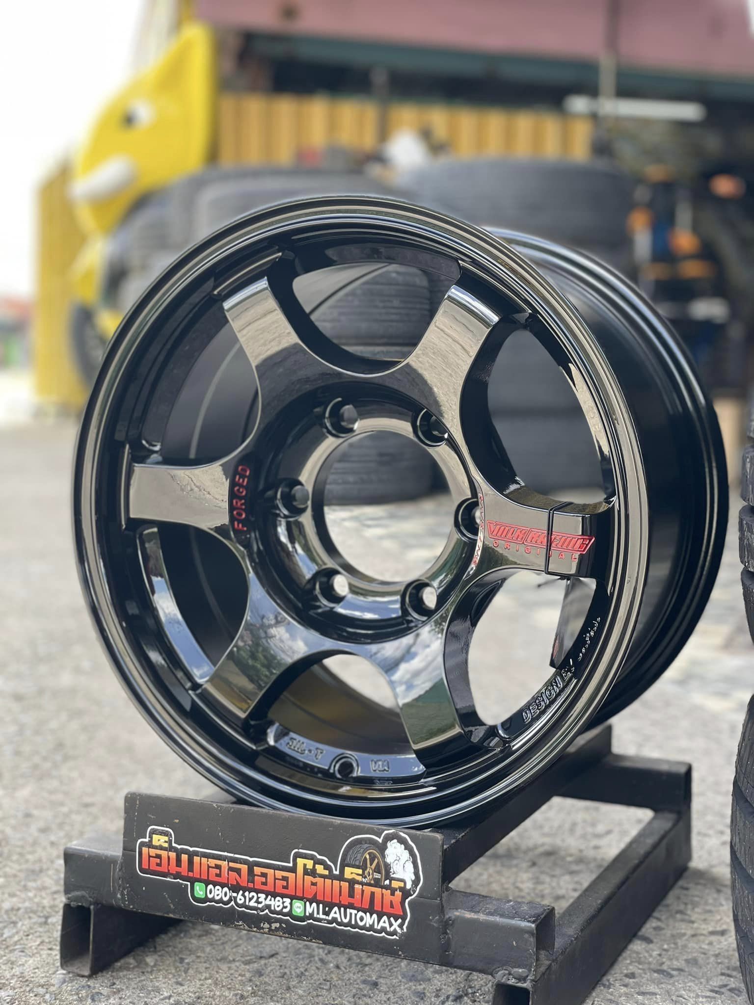 #ISUZU_DMAX 🚘❤️💫 🛞🐘#GOODYEAR_CARGO MAX_215/70R15 ❤️ 🛞 #ล้อแม็กซ์ ใหม่ขอบ15 TE37 SUV 15X8 6X139.7 ET20 สีดำหยอดแดง🛞