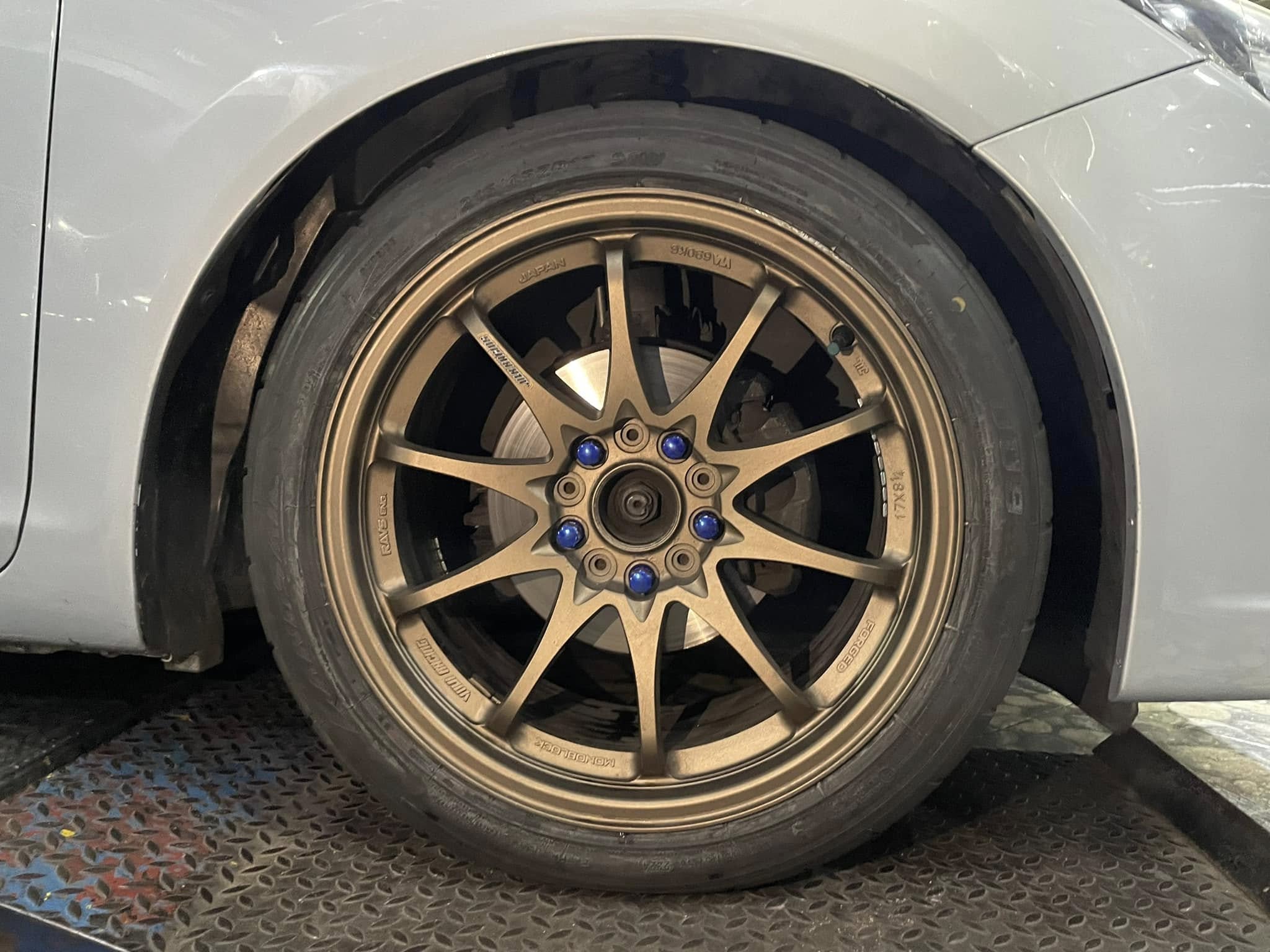 🛞❤️ #HONDA_CIVIC 🚘เปลี่ยนยาง🛞🐘#LANDSAIL #RS009 215/45R17 ❤️ 🛞 #บริการตั้งศูนย์ล้อ🛞