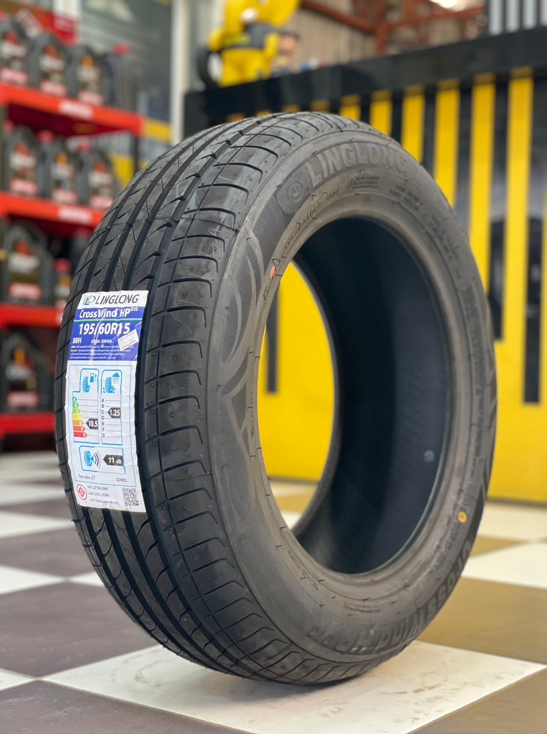 ยางรถยนต์คุณภาพดี #Linglong(หลิงหลง) Crosswind HP 195/60R15 ยางใหม่ปี2024 ยางผลิตไทย
