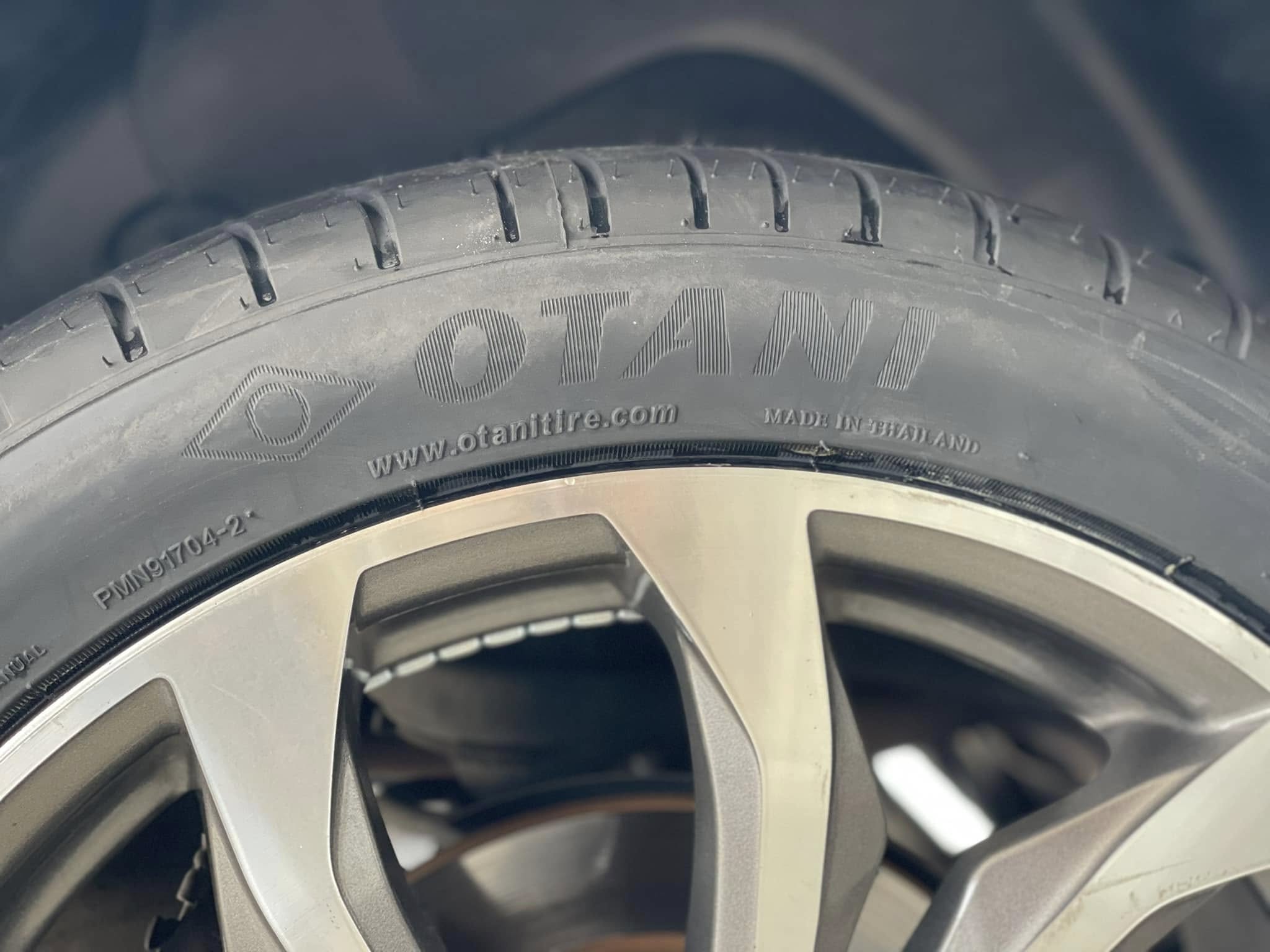🚘 #HYUNDAI_ELANTRA🙏 #OTANI #KC2000 215/45R17 #บริการตั้งศูนย์ล้อ🛞
