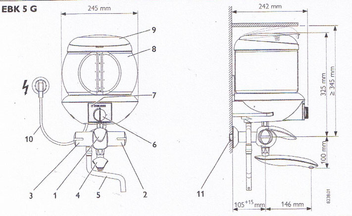 หม้อต้มน้ำเดือด STIEBEL ELTRON รุ่น EBK 5G