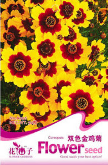 ดอกไม้ไหว (Coreopsis Drummondii) ดอกซ้อน / ซอง 50 เม็ด (A096)