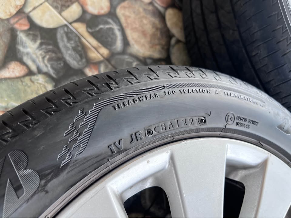 🔥 ขายล้อแม็ก Honda Accord แท้ พร้อมยาง Bridgestone T005A. 225/50R17 🔥