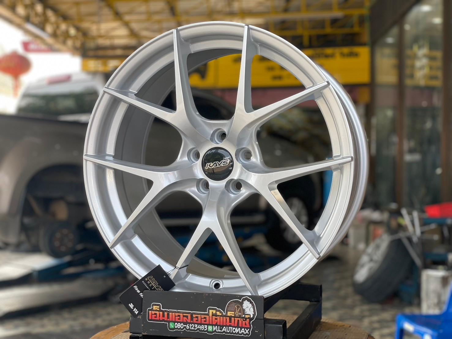 #ล้อแม็กซ์ใหม่ขอบ18 #5รู100 #ล้อแม็กซ์18 #KAYS 18x8.5 ET35 5x100 สีซิลเวอร์