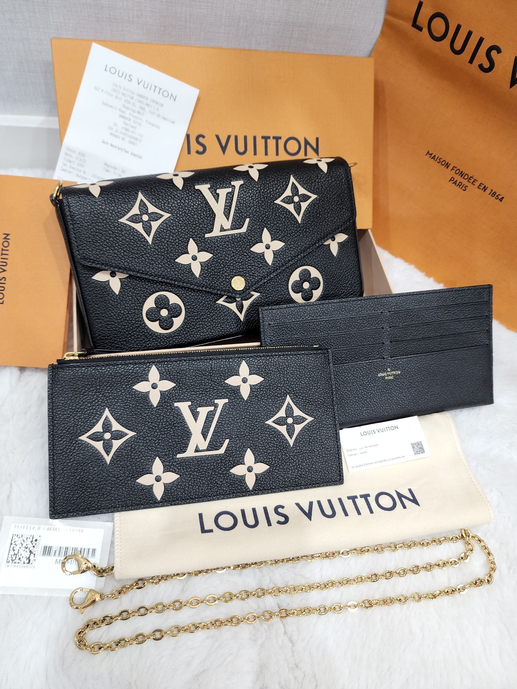 กระเป๋าLv Felicie Pochette Chip มือสอง