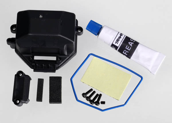 7024X Box, receiver (sealed)/ wire cover/ foam pads, upper & lower/ silicone grease/ 2.5x8 CS (4)/ 3x4 GS (1)