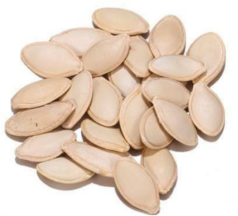 ฟักทองสีส้ม / 10 เม็ด (นอก)