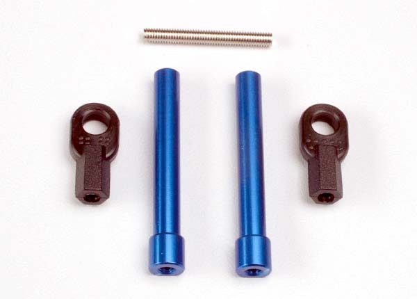 4944 Bellcrank posts, aluminum (2)/ steering link threaded rod (3x25mm)/ long rod ends (2)