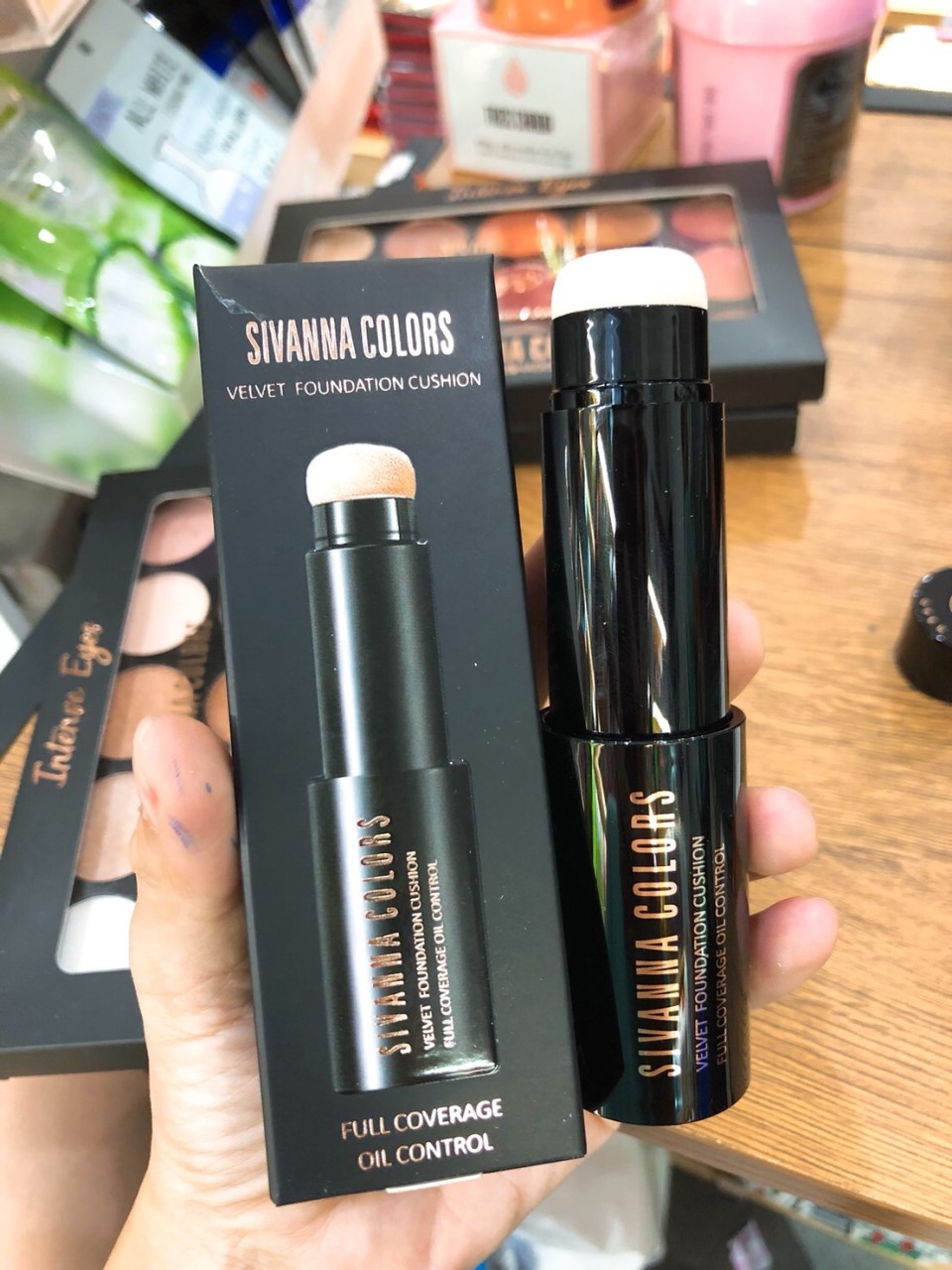 Sivanna Velvet Foundation Cushion HF6004 HF6004 คุชชั่นรองพื้นแบบแท่ง