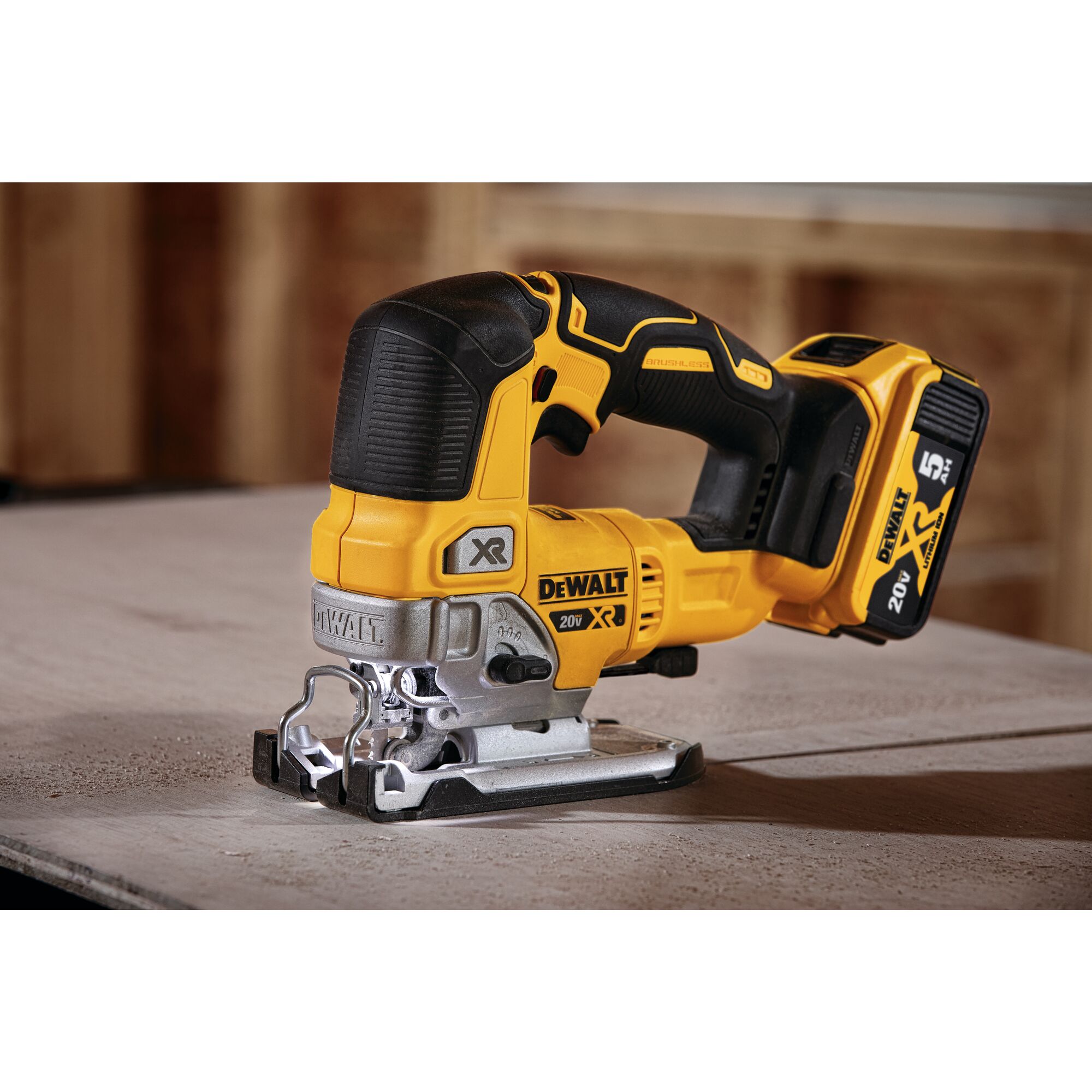เลื่อยจิ๊กซอว์ไร้สาย(เลื่อยฉลุ) 20V มอเตอร์ Brushless No.DCS334B DEWALT (เครื่องเปล่า)