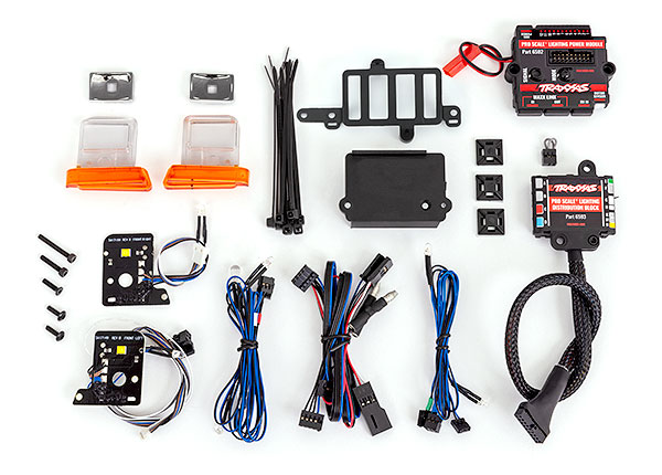 8035R Pro Scale® LED light set, TRX-4® Ford Bronco (1979) or Ford F-150 (1979), complete with power module (contains headlights, tail lights, side marker lights, & distribution block) (fits #8010 or 9230 series bodies)